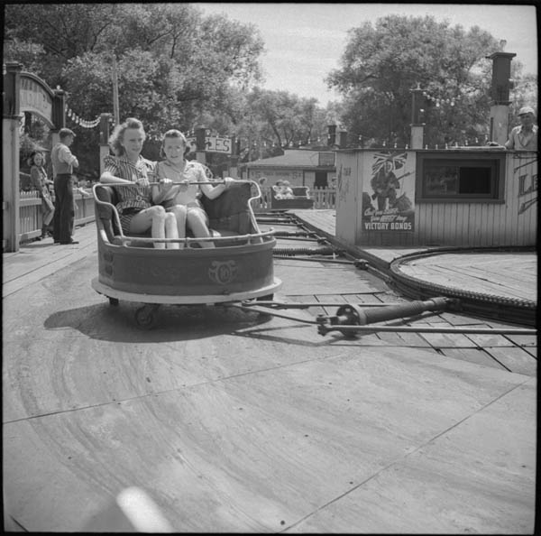 Historic photo from 1941 - The Whip - at the Hanlan's Point amusement park, Toronto Island (1941 seems late though)  in Toronto Island