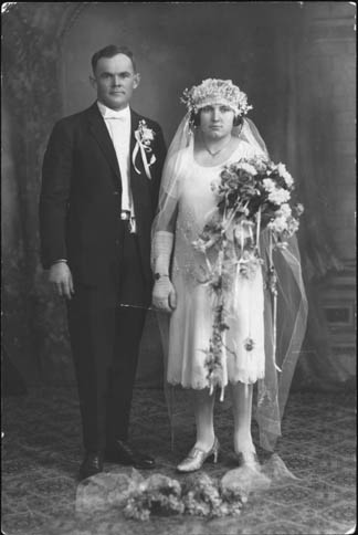 Wedding portrait of a Croatian couple