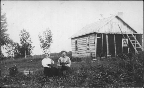 Finnish homesteaders in Intola, near Port Arthur