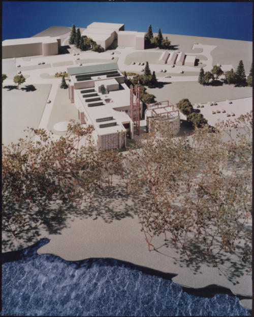 Model of the University of Western Ontario Visual Arts Centre