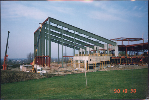 Construction site, Whitby Recreation Centre