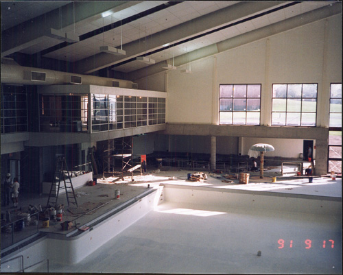 Interior of the Whitby Recreation Centre