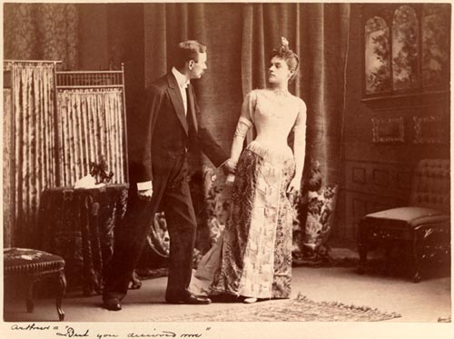 Act III - Arthur: "But you deceived me." (Miss Cleveland and Mr. Carlisle); Distrust