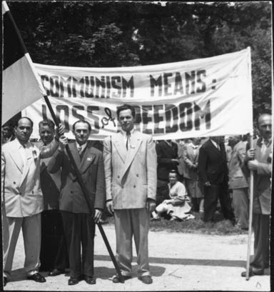 Byelorussian anti-communist demonstration