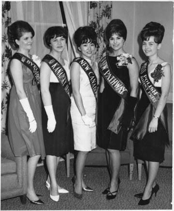 Contestants for the Miss Byelorussian Voice contest held during National Press Week