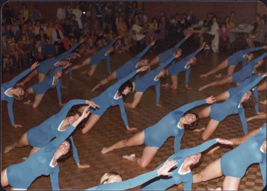 Gymnasts at the SISU Finnish Athletic Club