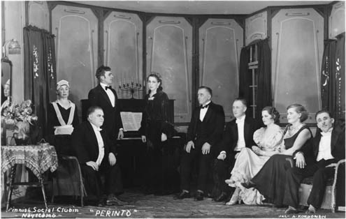Theatrical performance at the Finnish Social Club