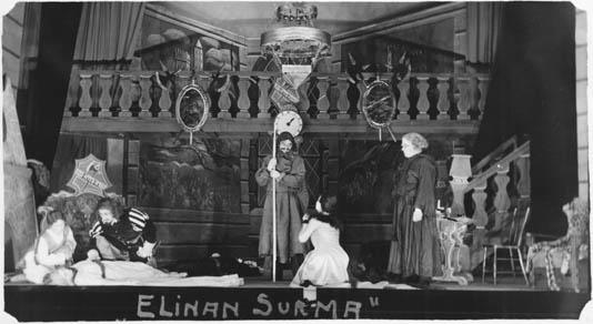 Theatrical performance at the Finnish Social Club