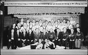 Participants in the C.T.U.L. wrestling competition