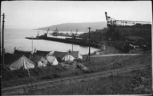 Michipicoten Harbour project and tent camp