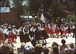 Combined dance groups at the Finnish Grand Festival, Sault Ste. Marie